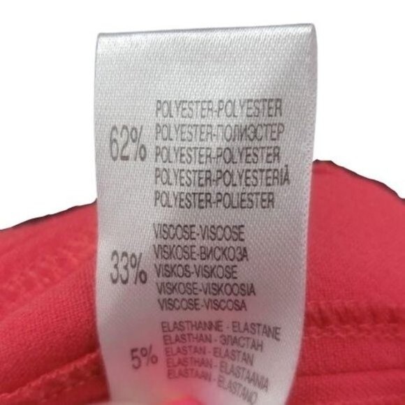 La Redoute Création Reddish Orange Sleeveless Pockets Dress sz USA 2 - Picture 10 of 10